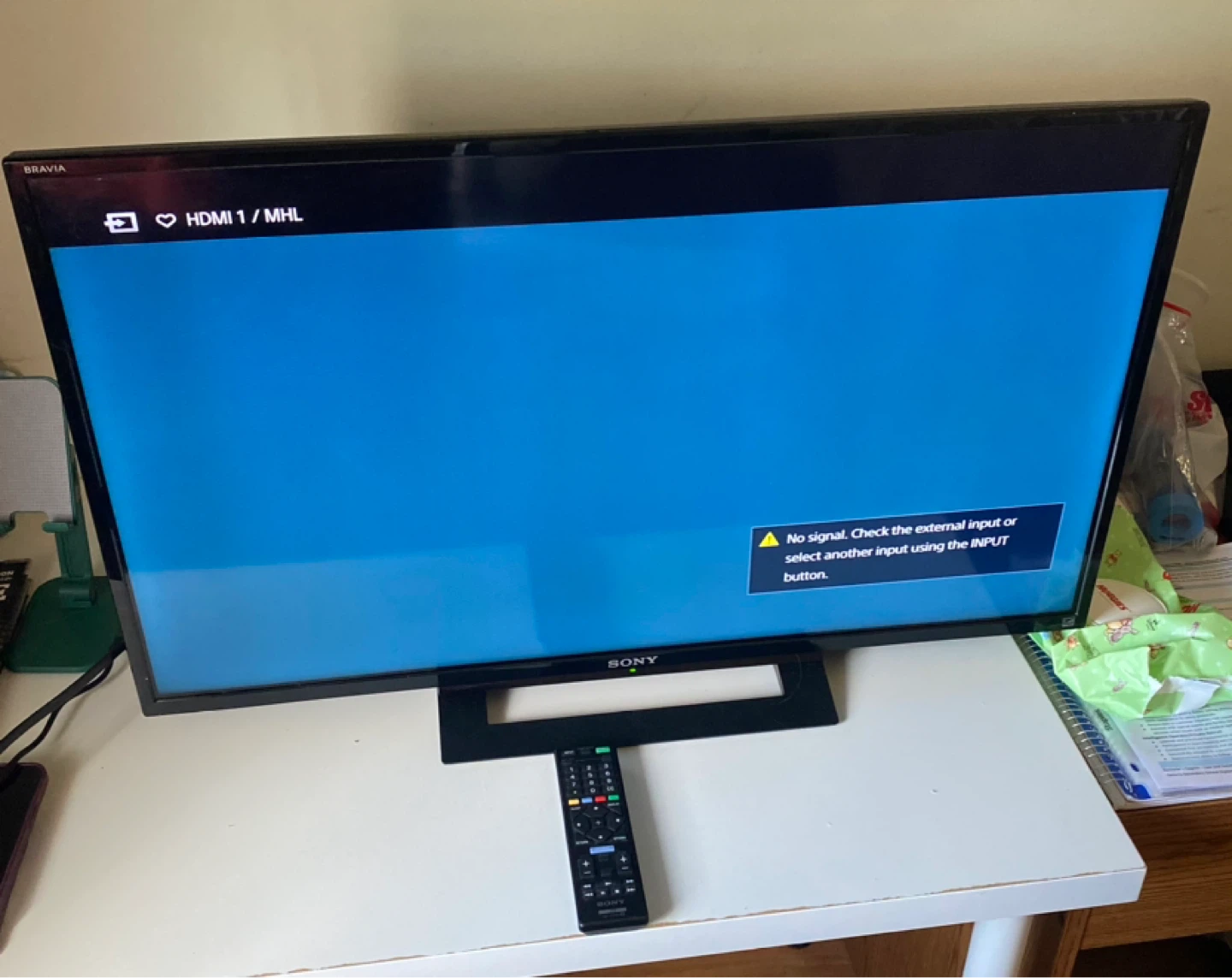 32” Sony Bravia TV with Remote