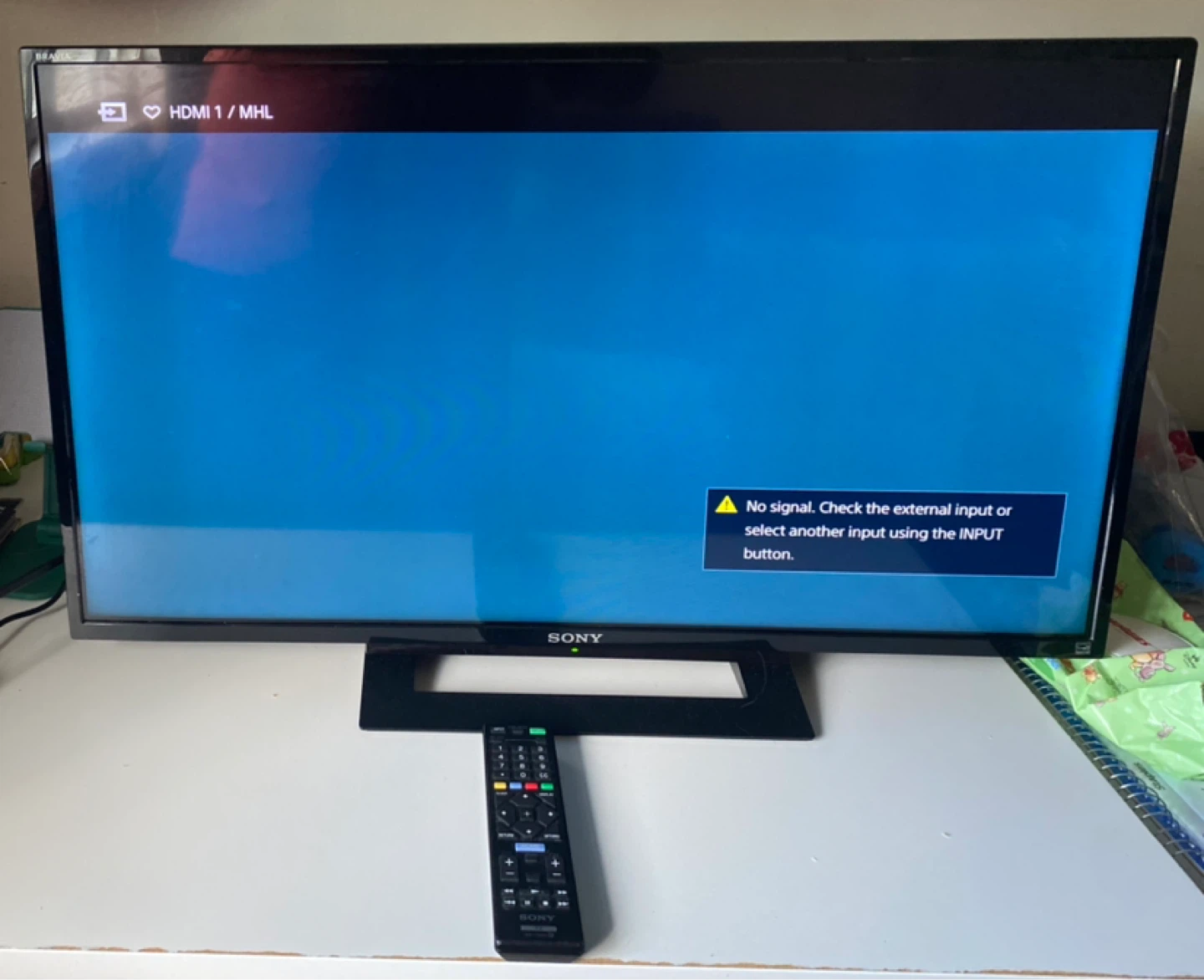 32” Sony Bravia TV with Remote - photo 2
