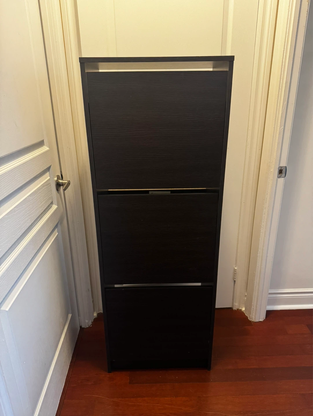 3-Tier Shoe Cabinet with Flip Drawers