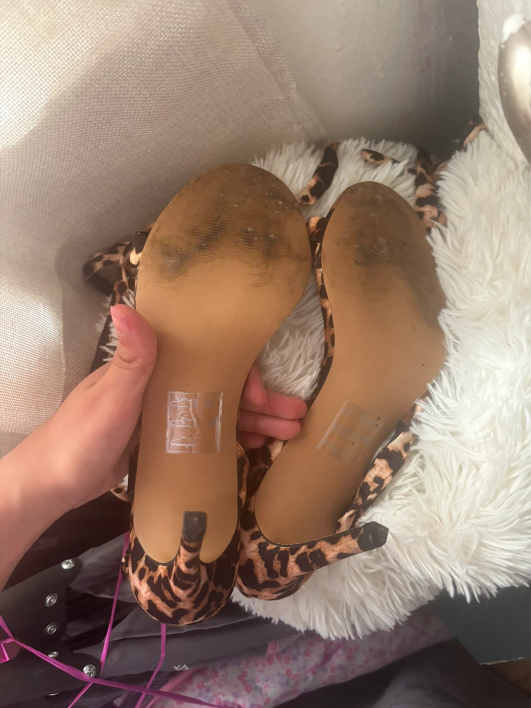 ASOS Leopard Print Strappy Heels - photo 4