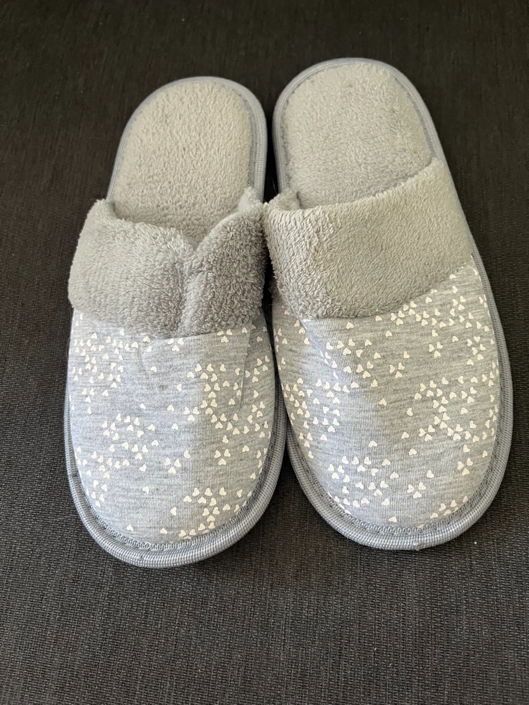 Grey Slippers Size M