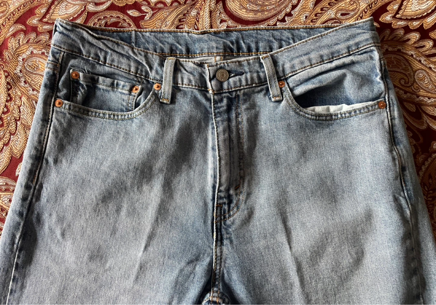 Men’s Levi's Faded 513 Jeans, Size W34 L32. - photo 3