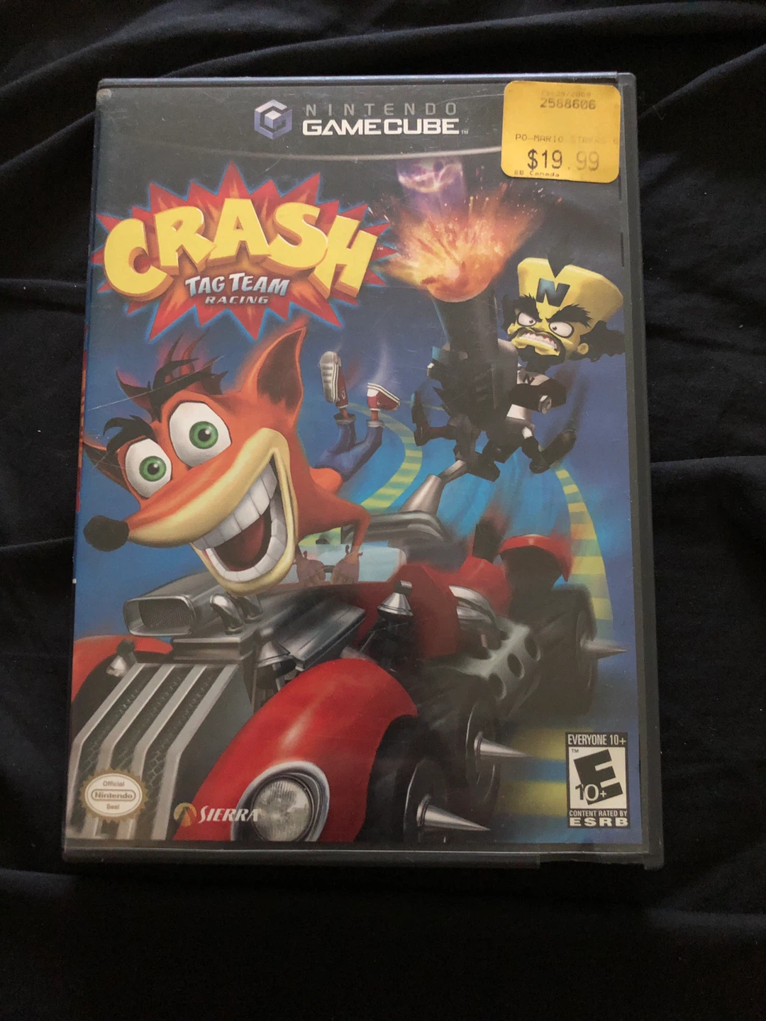 Nintendo GameCube Crash Tag Team Racing Game