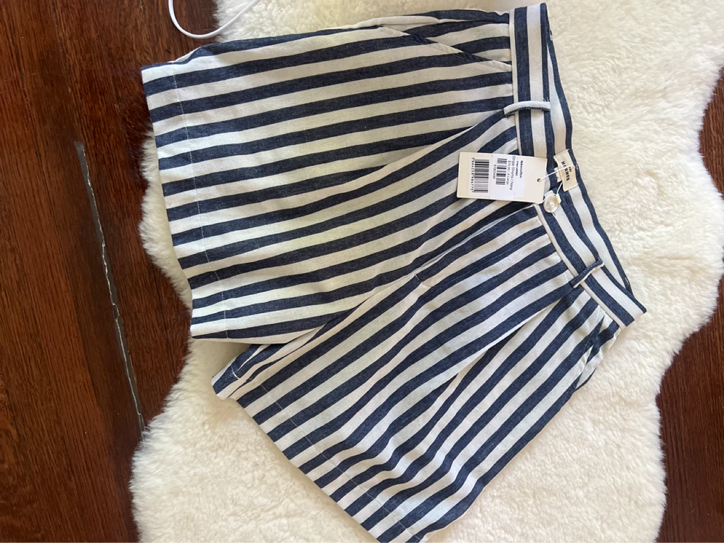 The Korner Stripe Pants - Navy