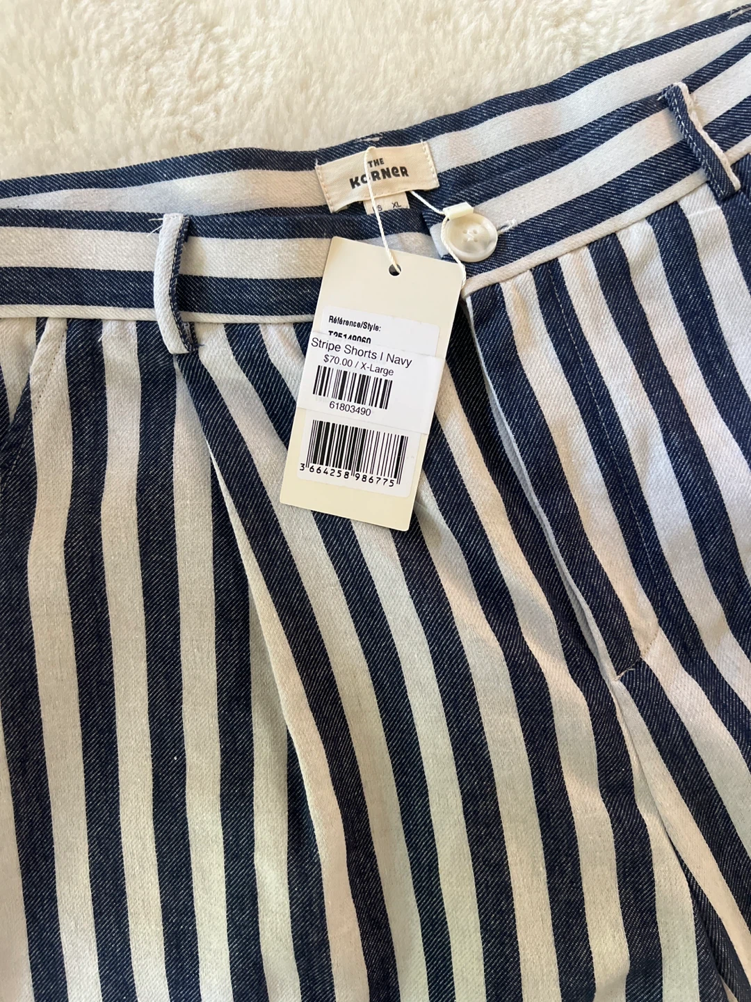The Korner Stripe Pants - Navy - photo 2