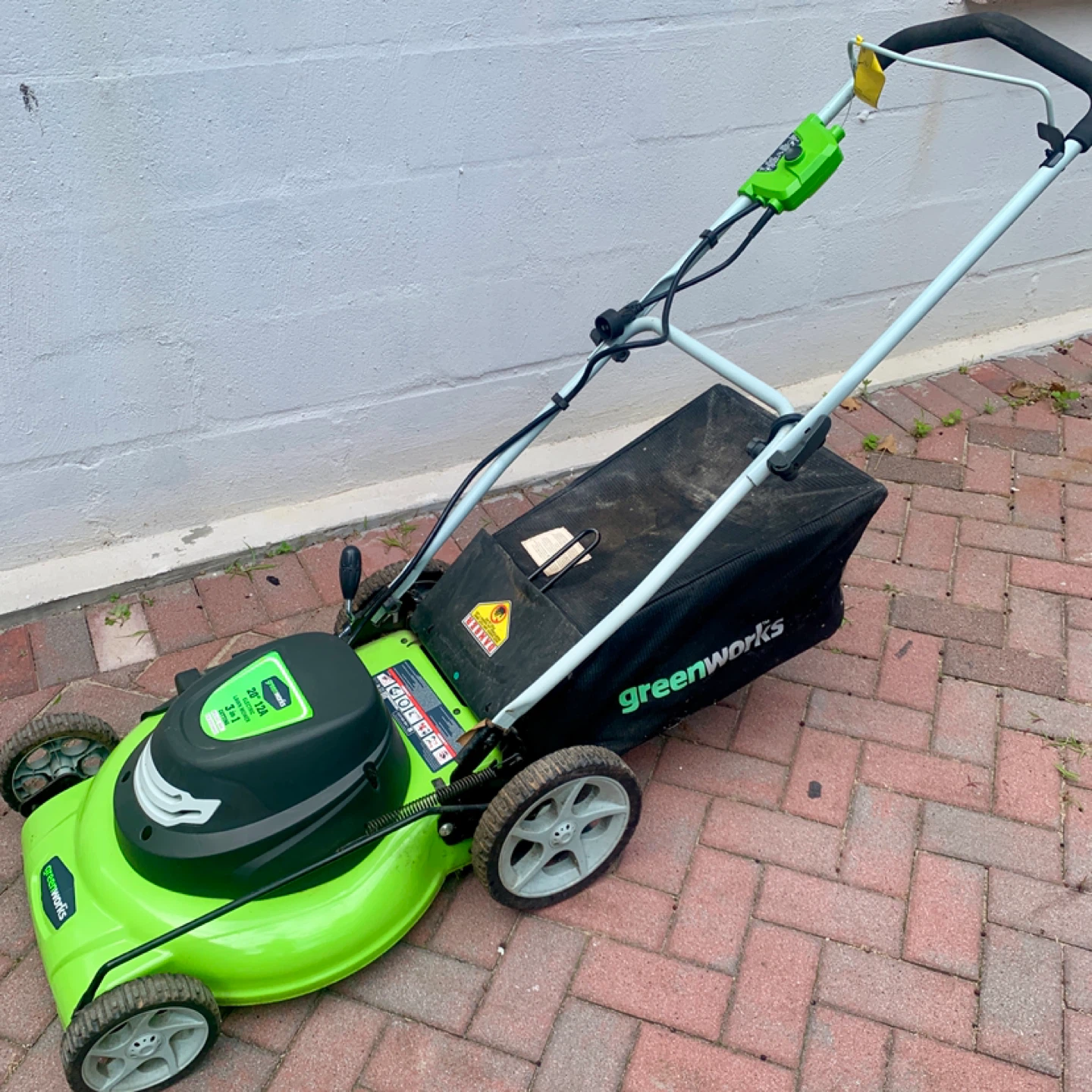 GreenWorks 20" 12 Amp Electric Lawn Mower - Green (25022) - photo 4