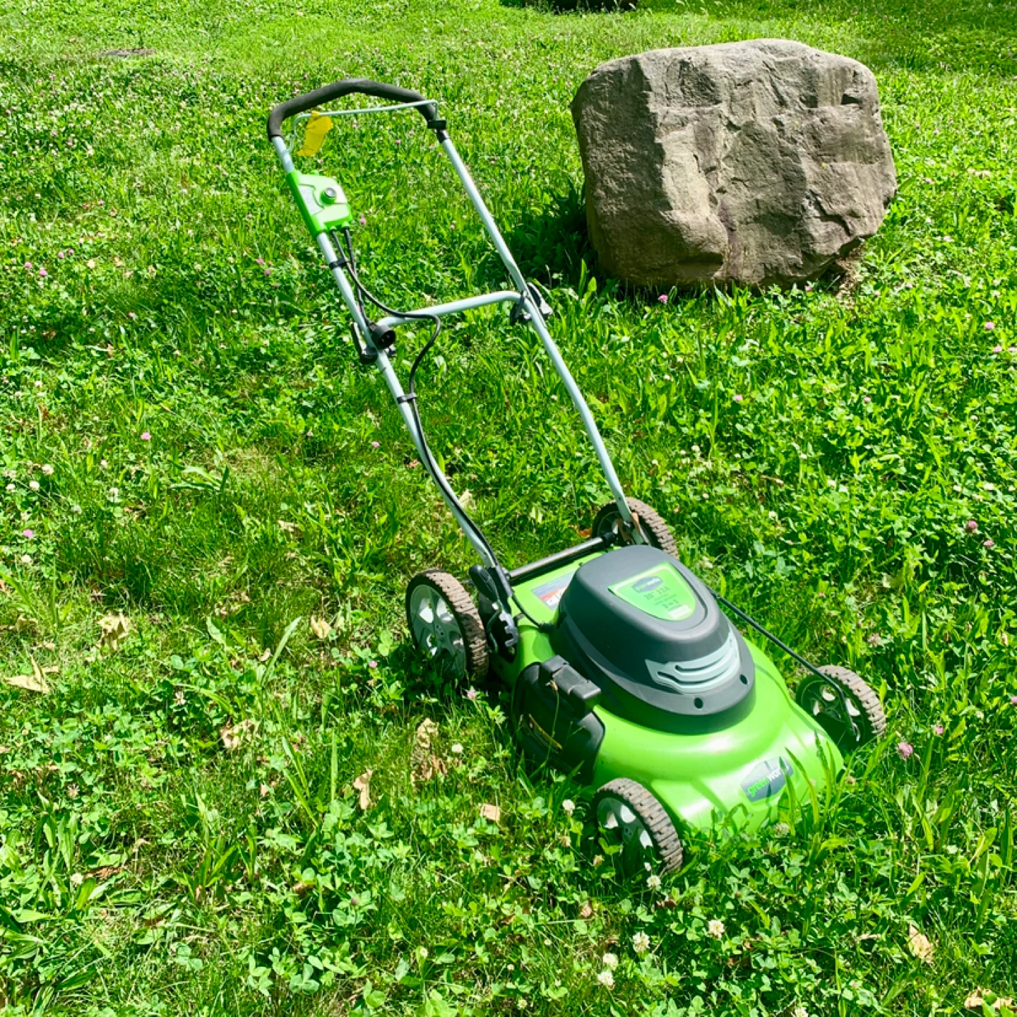 GreenWorks 20" 12 Amp Electric Lawn Mower - Green (25022) - photo 2