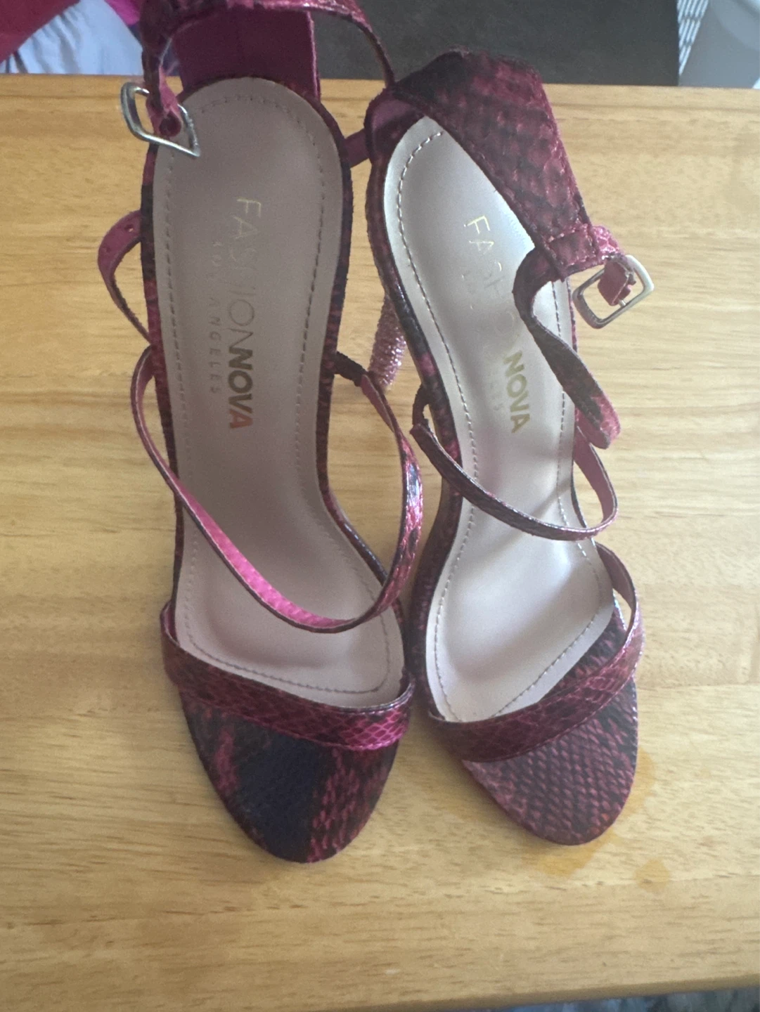 Fashion Nova Strappy Heels