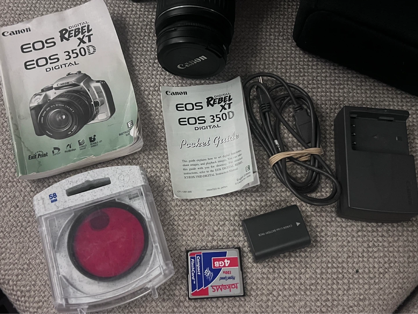 Canon EOS Rebel XT Digital Camera with Lens and Accessories - photo 2