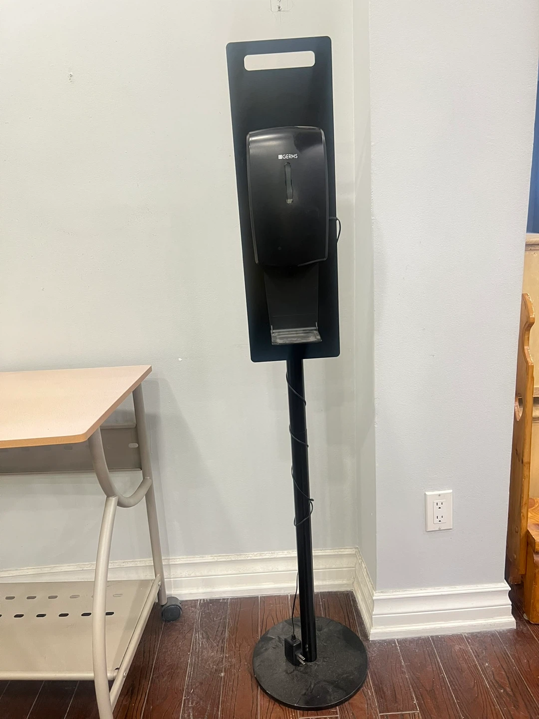 GERMS Freestanding Hand Sanitizer Dispenser Stand