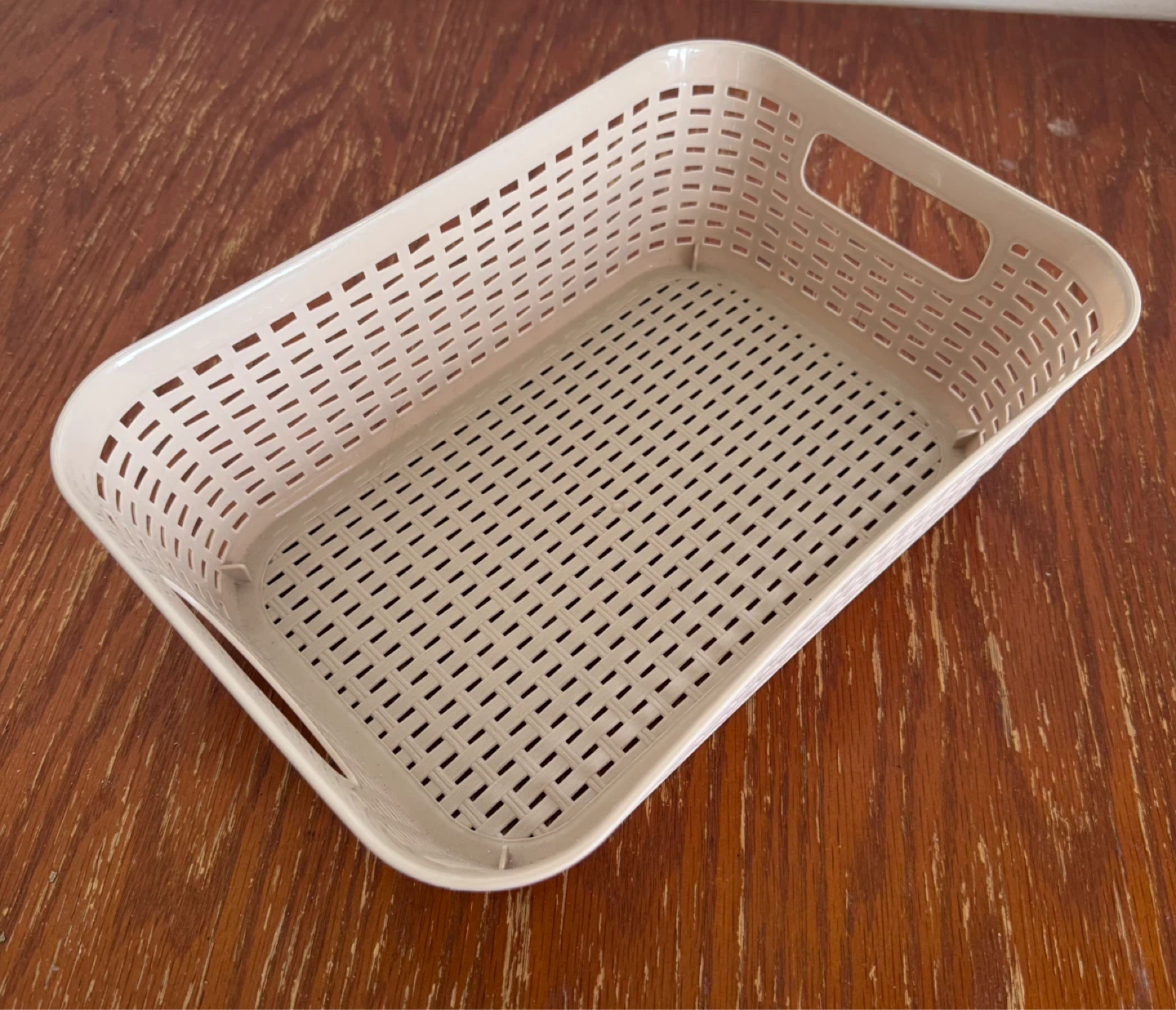 Plastic Beige Basket