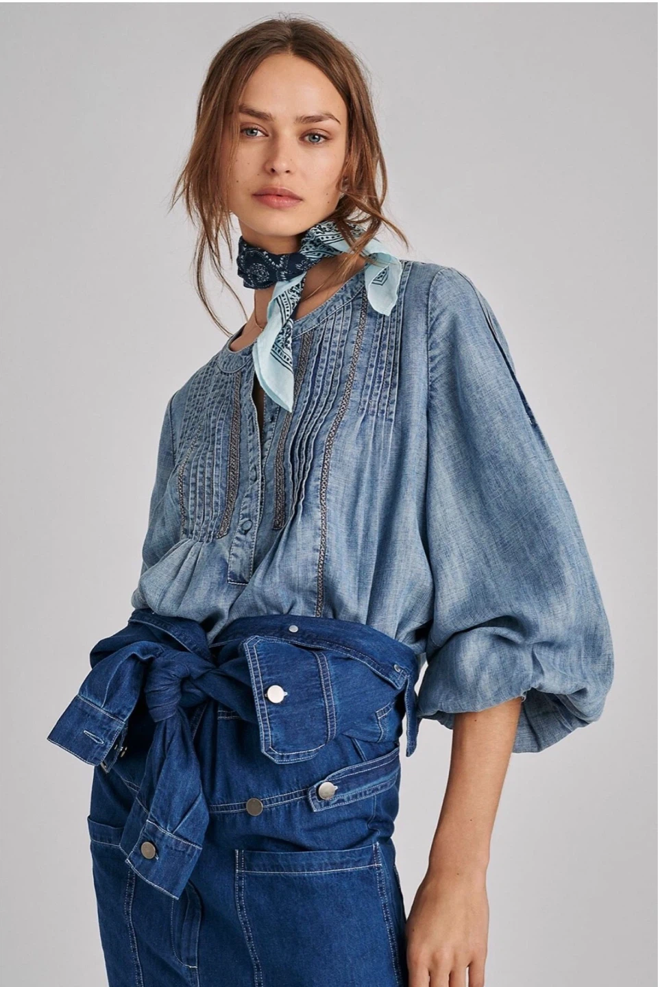Mare Mare X Anthropologie Denim Jumpsuit - photo 2