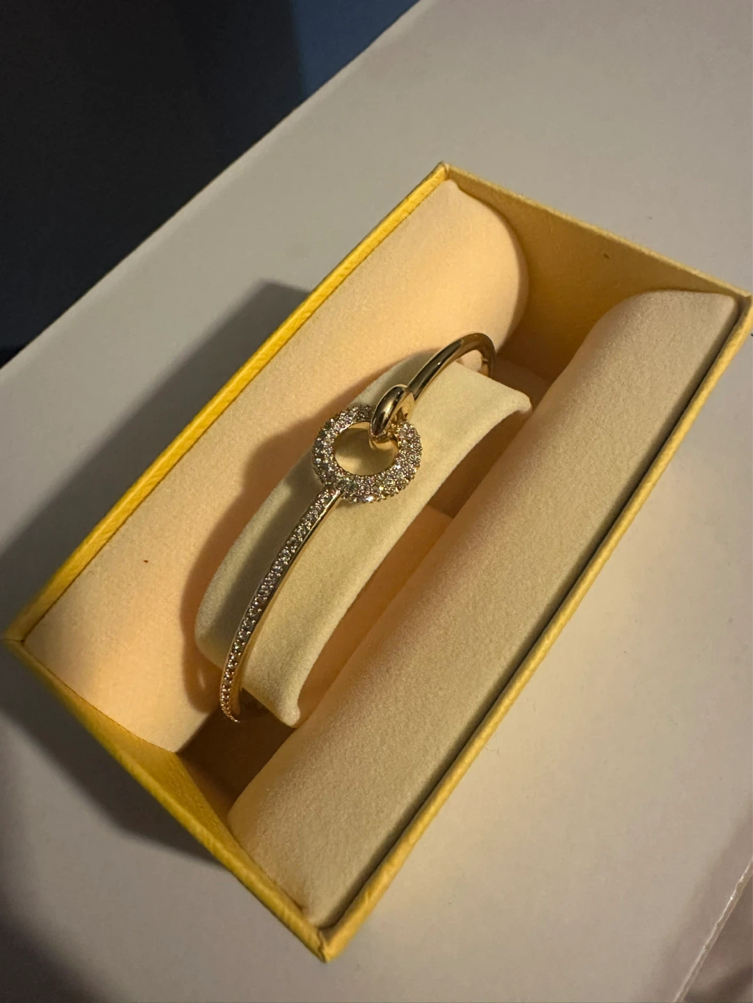 Swarovski Gold bracelet
