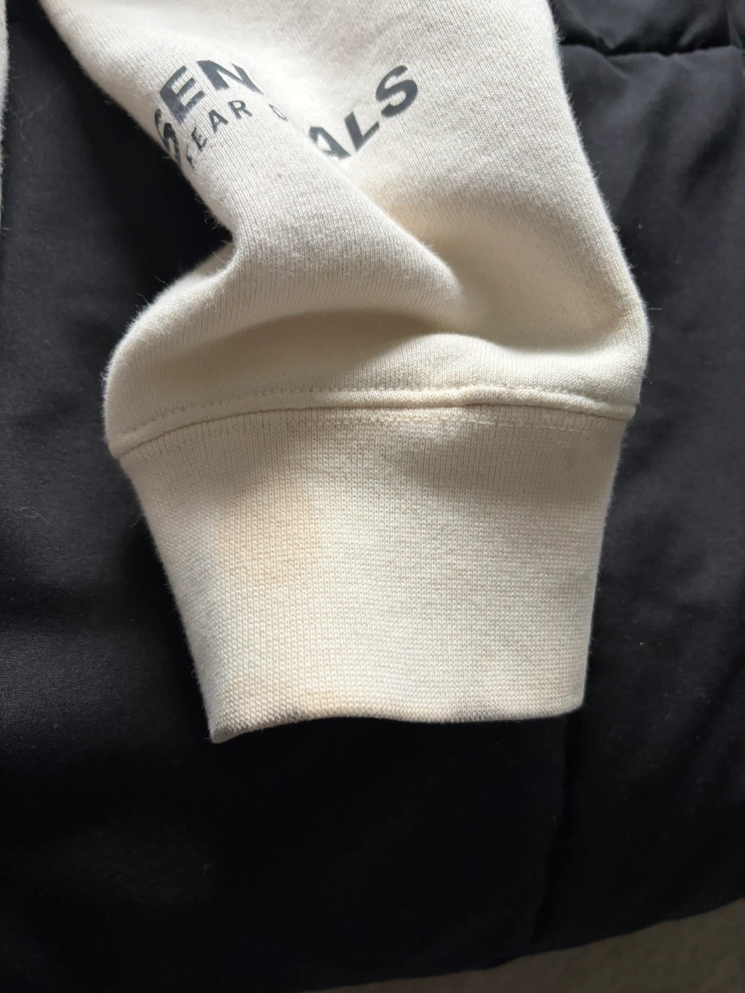 ESSENTIALS Fear of God Cream Hoodie - Size M - photo 3