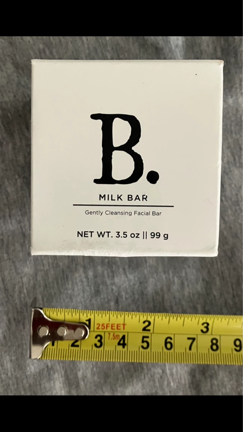 Beekman Triple Milk Unscented Goat Milk Facial Bar 3.5 oz 🐐🧼🥥🌴🥛🤍