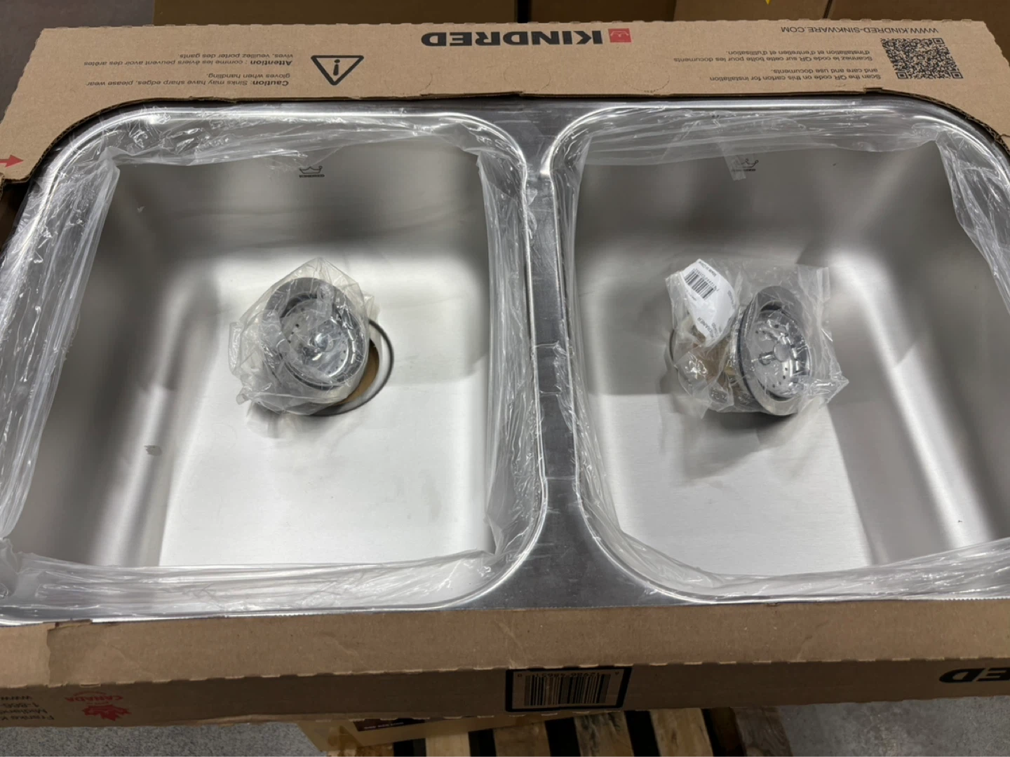 Kindred Double Kitchen Sink