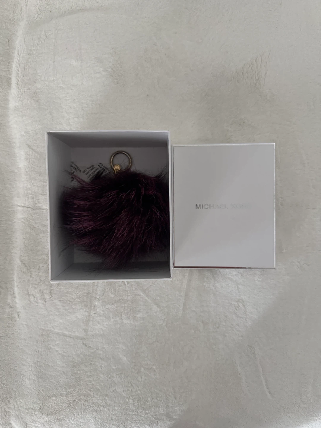 Michael Kors Real Fox Fur Pom Pom Bag Charm - photo 3
