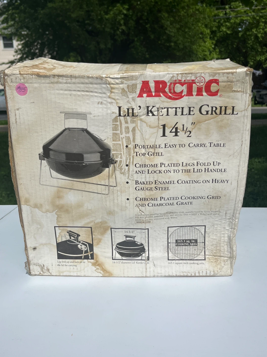 Arctic Lil' Kettle Grill 14 1/2"
