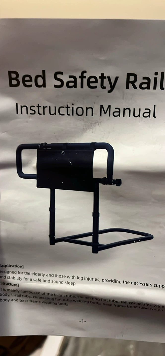 Adjustable Bed Safety Rail