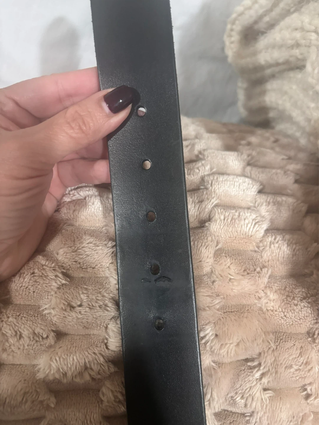 Polo Ralph Lauren Black Leather Belt Size 34/135 - photo 4