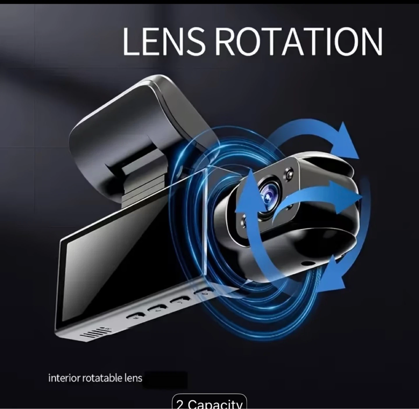 Dual Lens Dash Cam with Night Vision - photo 3