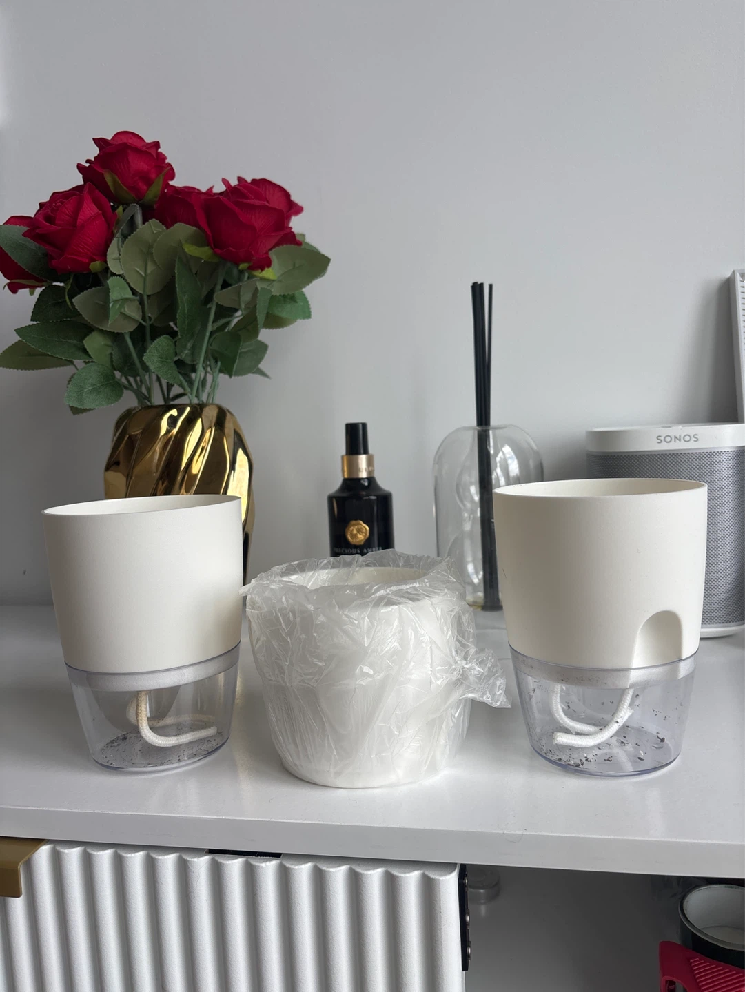 Self-Watering Plant Pots (Set of 3)
