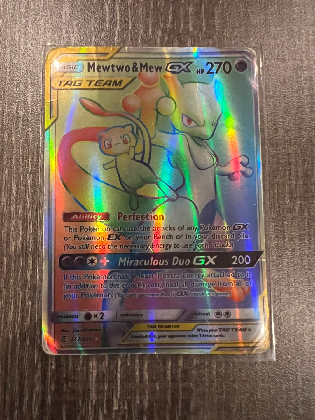 Mewtwo & Mew GX TAG TEAM Pokémon Card
