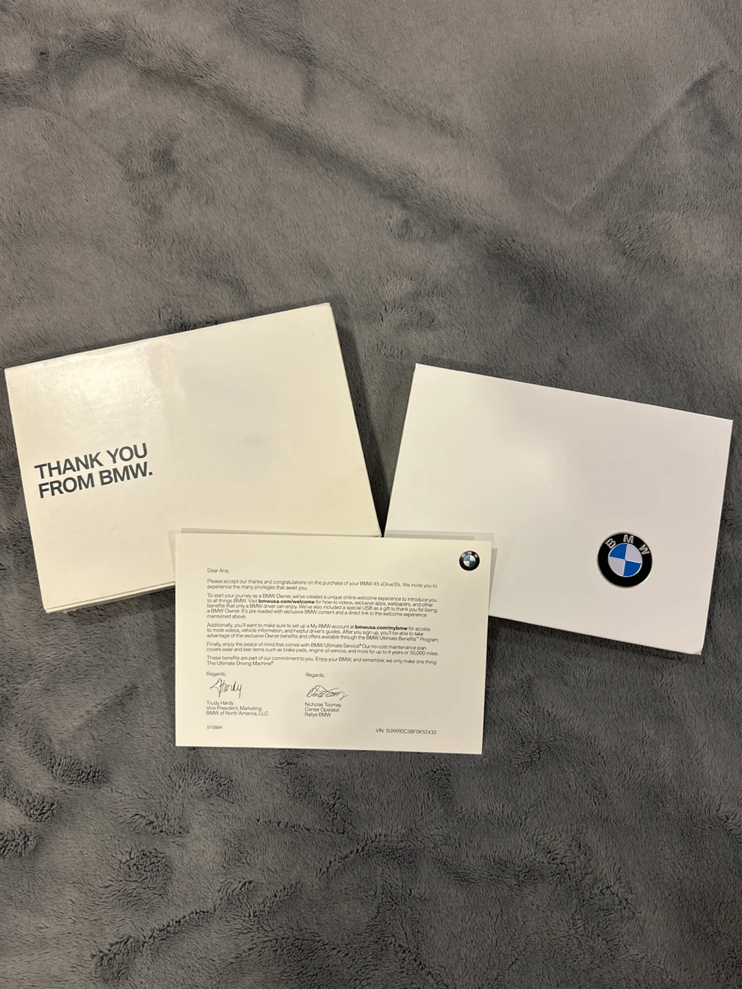 BMW Welcome Kit with Key Fob - photo 2