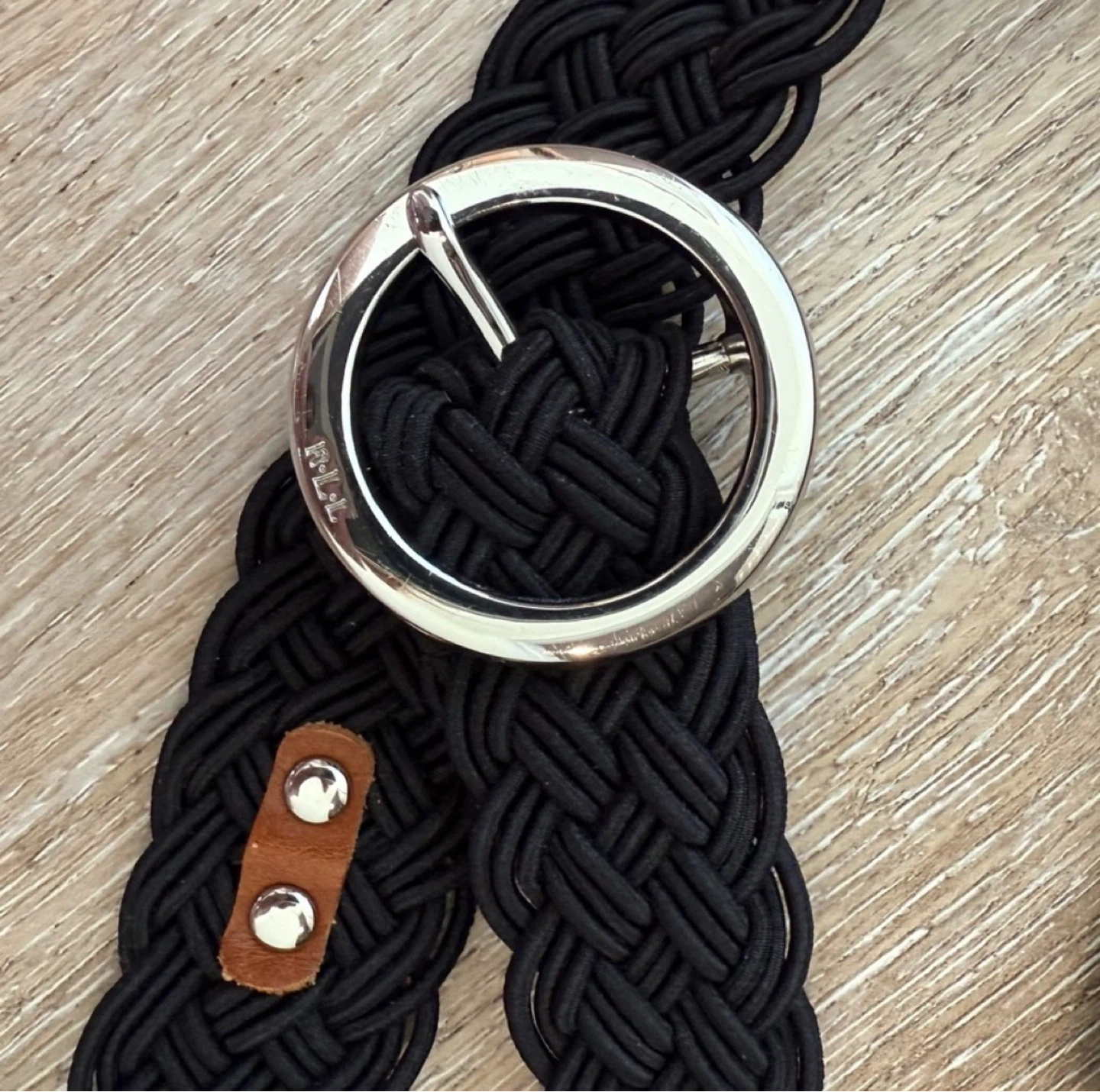 Ralph Lauren Black Braided Belt - photo 2