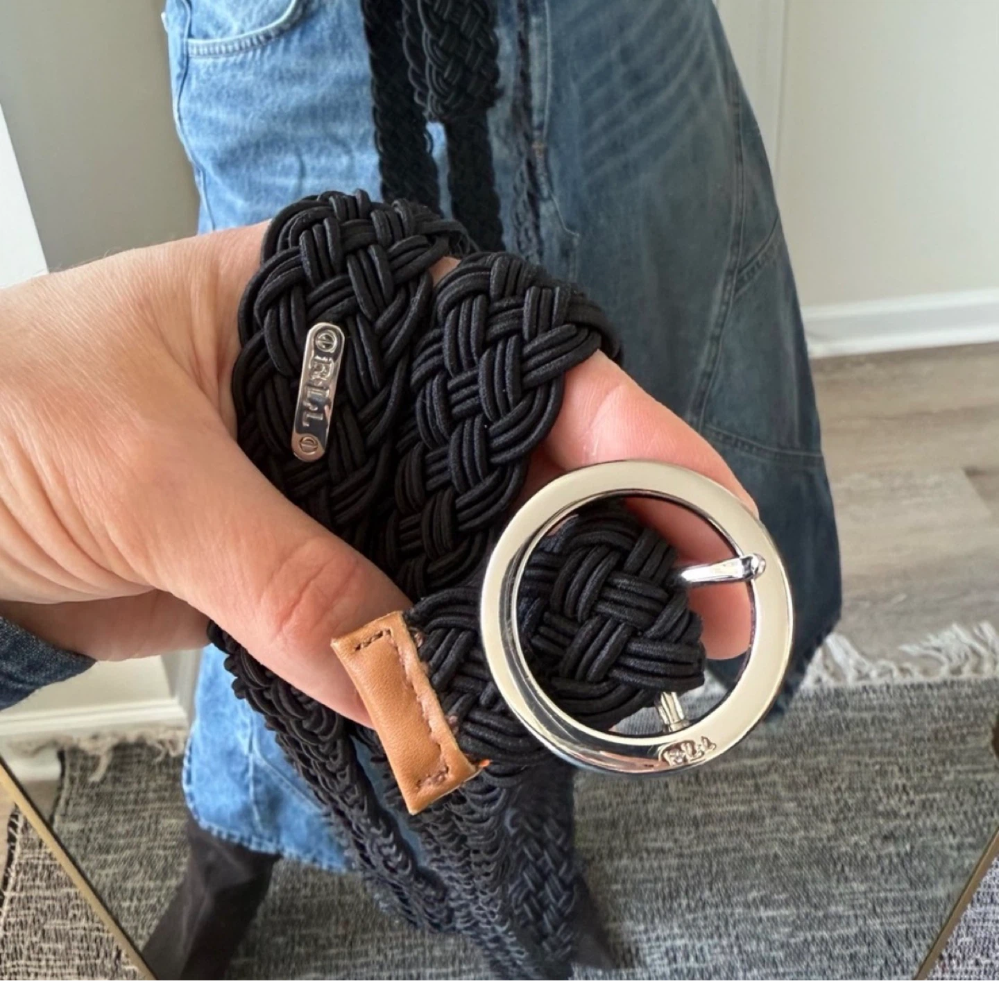 Ralph Lauren Black Braided Belt - photo 4
