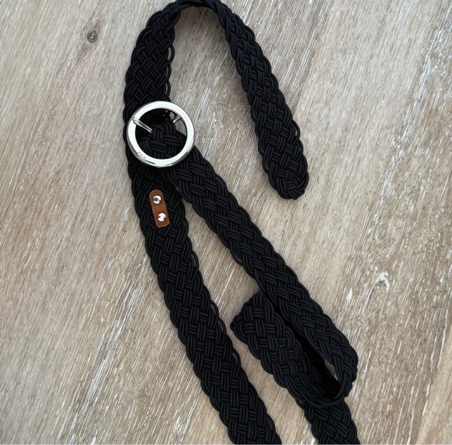 Ralph Lauren Black Braided Belt - photo 3