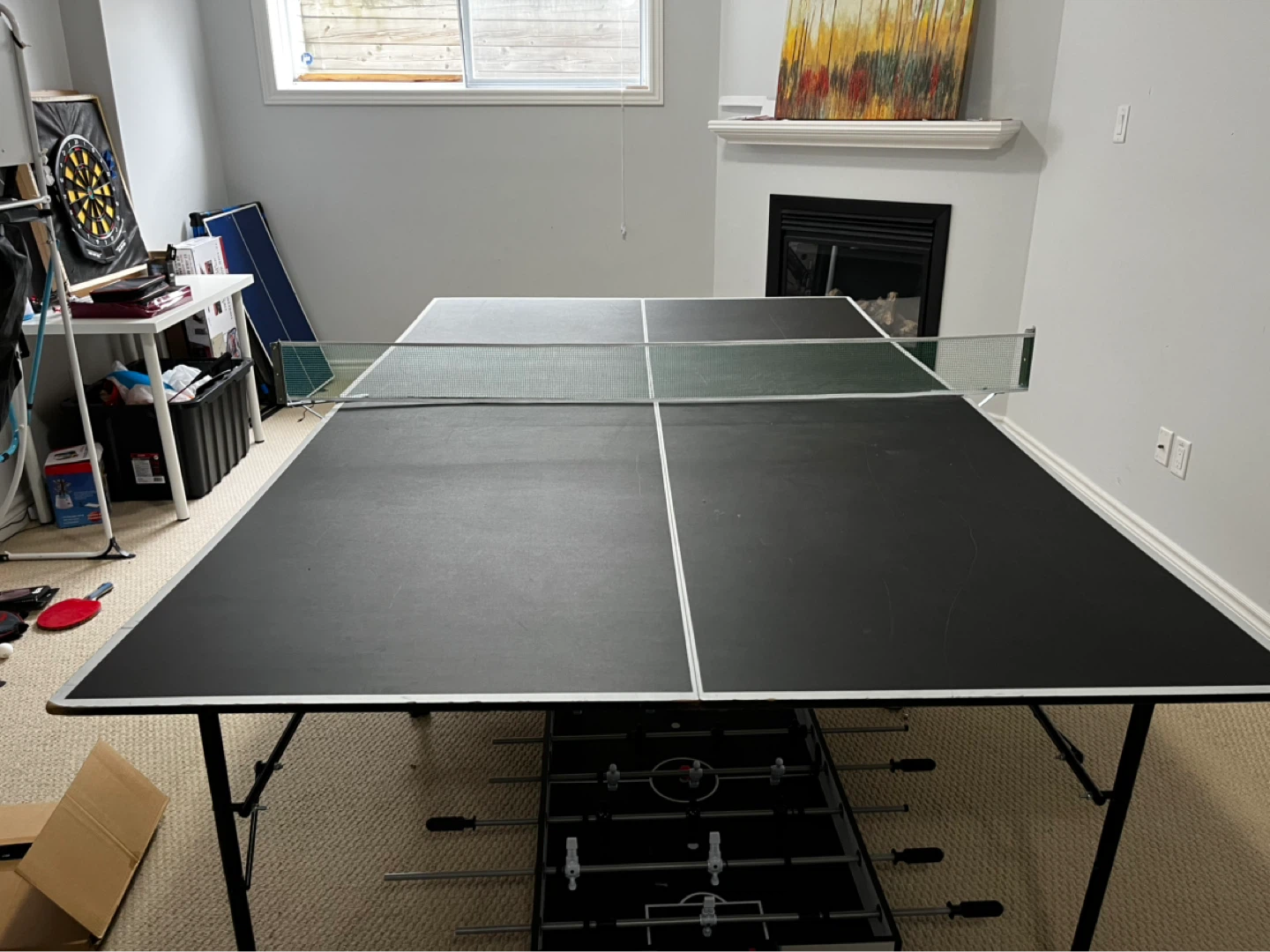 Foldable Ping Pong Table with Net