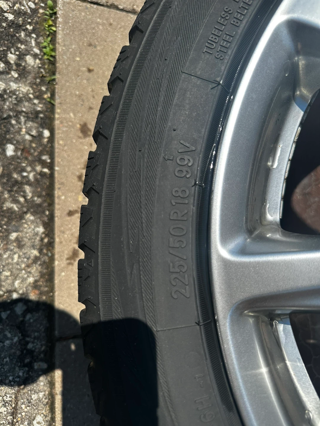 Infiniti Alloy Wheels with Winter Tires
