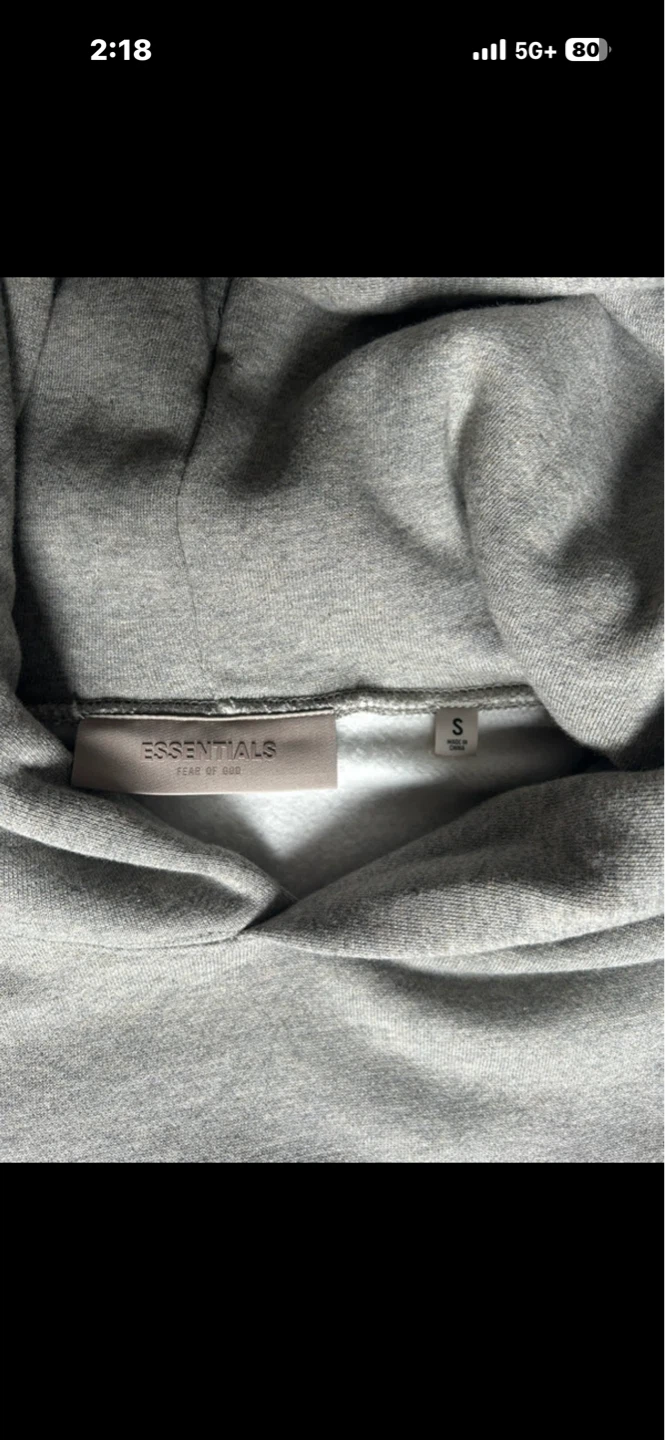 Fear of God Essentials Grey Hoodie and Sweatpants Set - photo 5