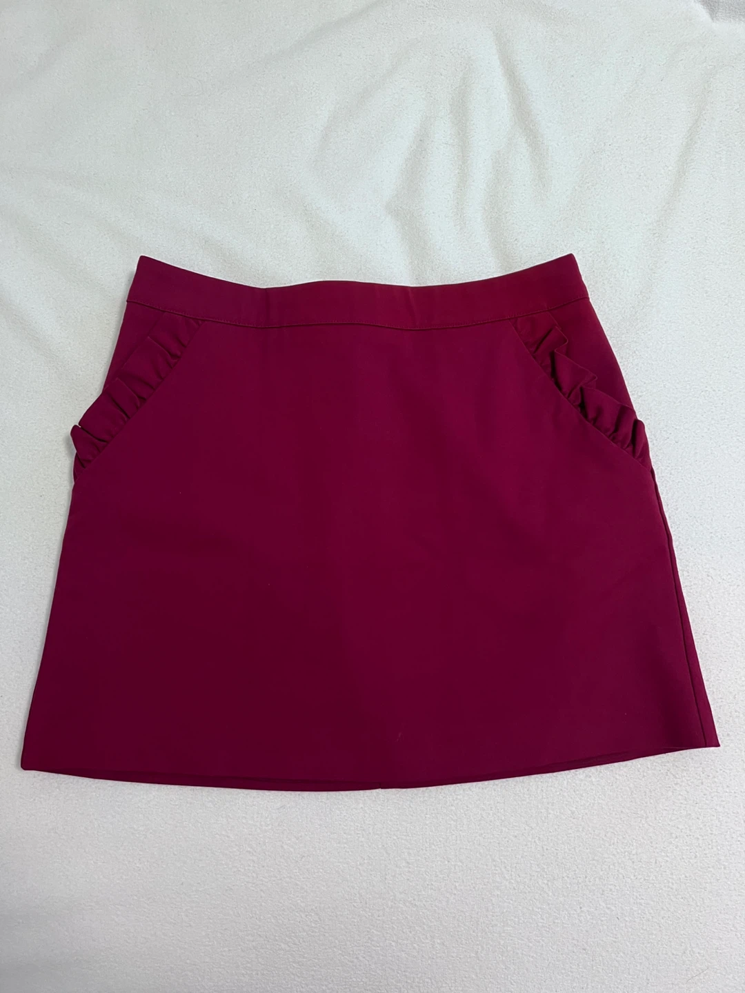 Red Skirt with pocket details