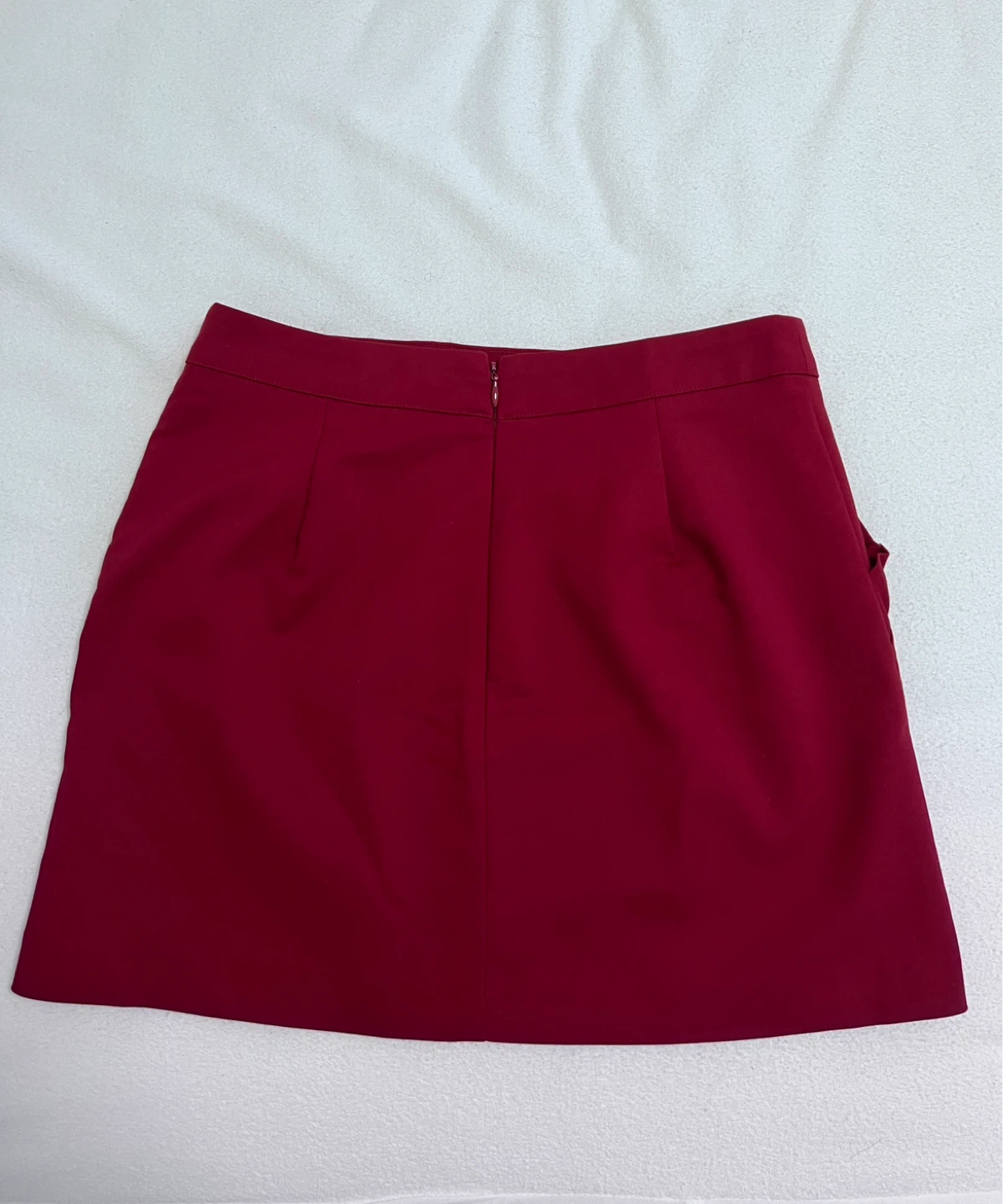 Red Skirt with pocket details - photo 5