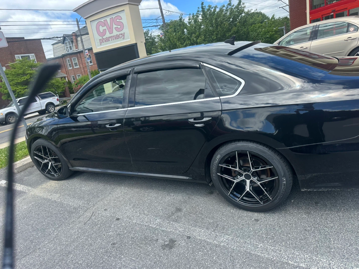 Black Volkswagen Passat