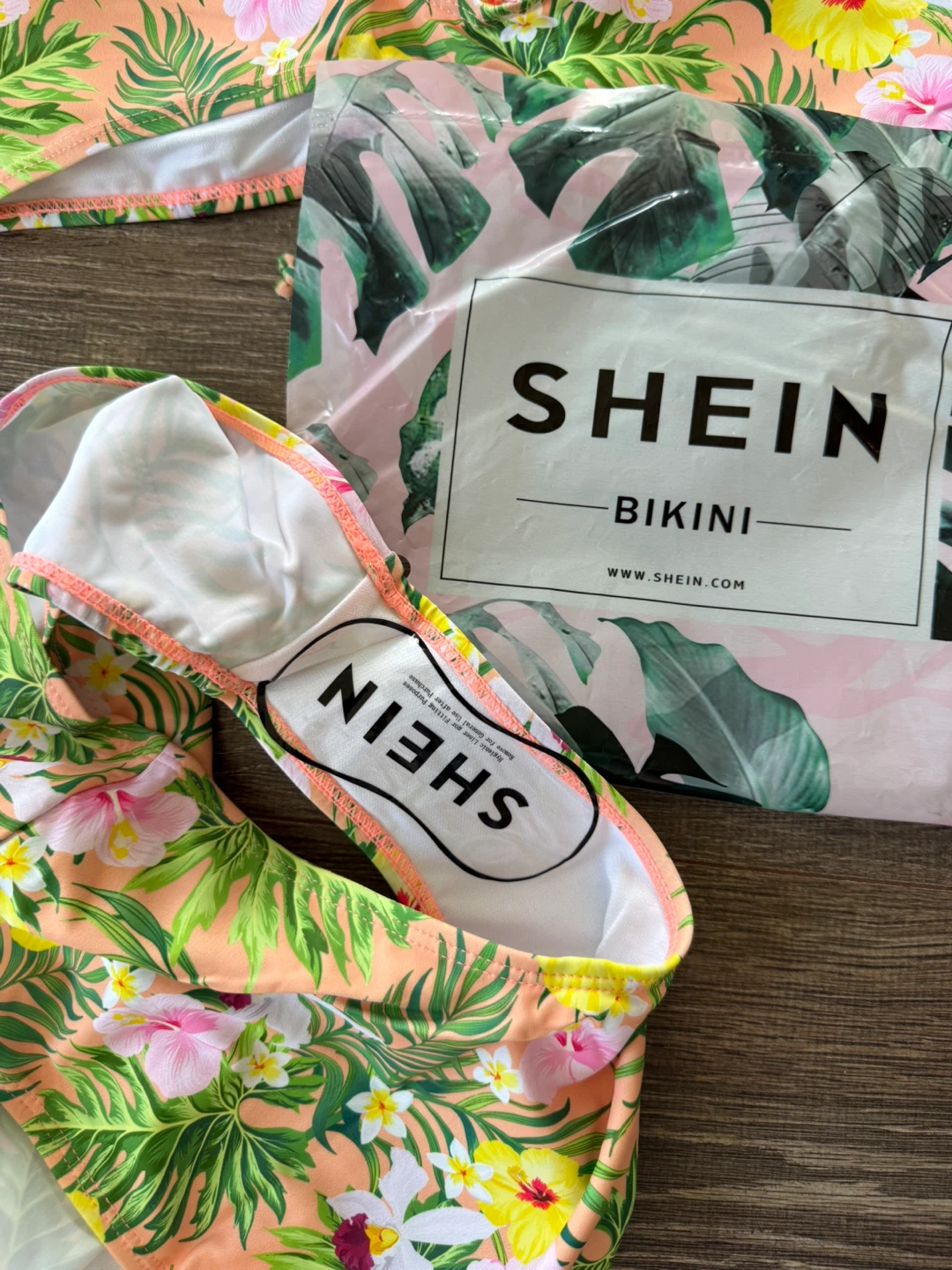 Brand new SHEIN Floral Bikini size large - photo 3