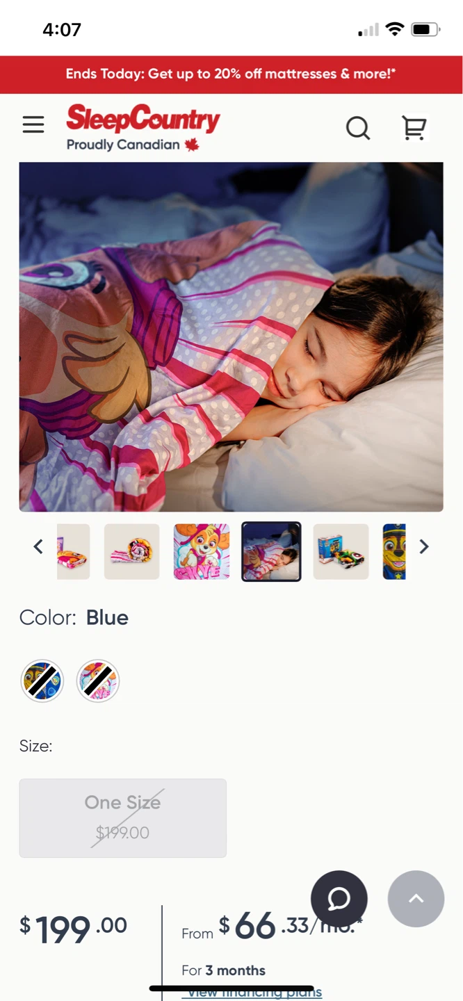 Retails $200, Paw Patrol Skye Weighted Blanket - photo 2