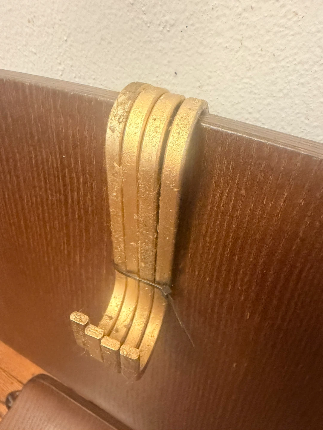 Vintage Gold-Tone Scarf Hanger