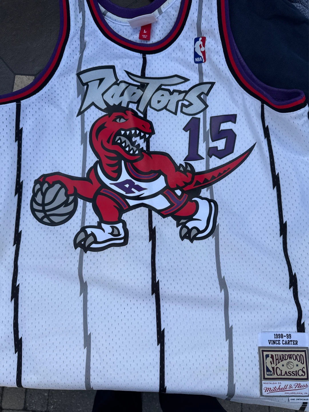 Toronto Raptors Vince Carter 15 Hardwood Classics Jersey