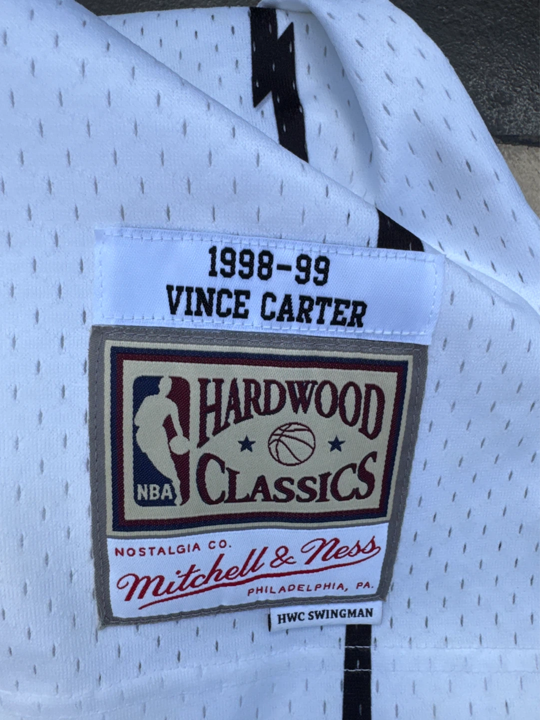 Toronto Raptors Vince Carter 15 Hardwood Classics Jersey - photo 3