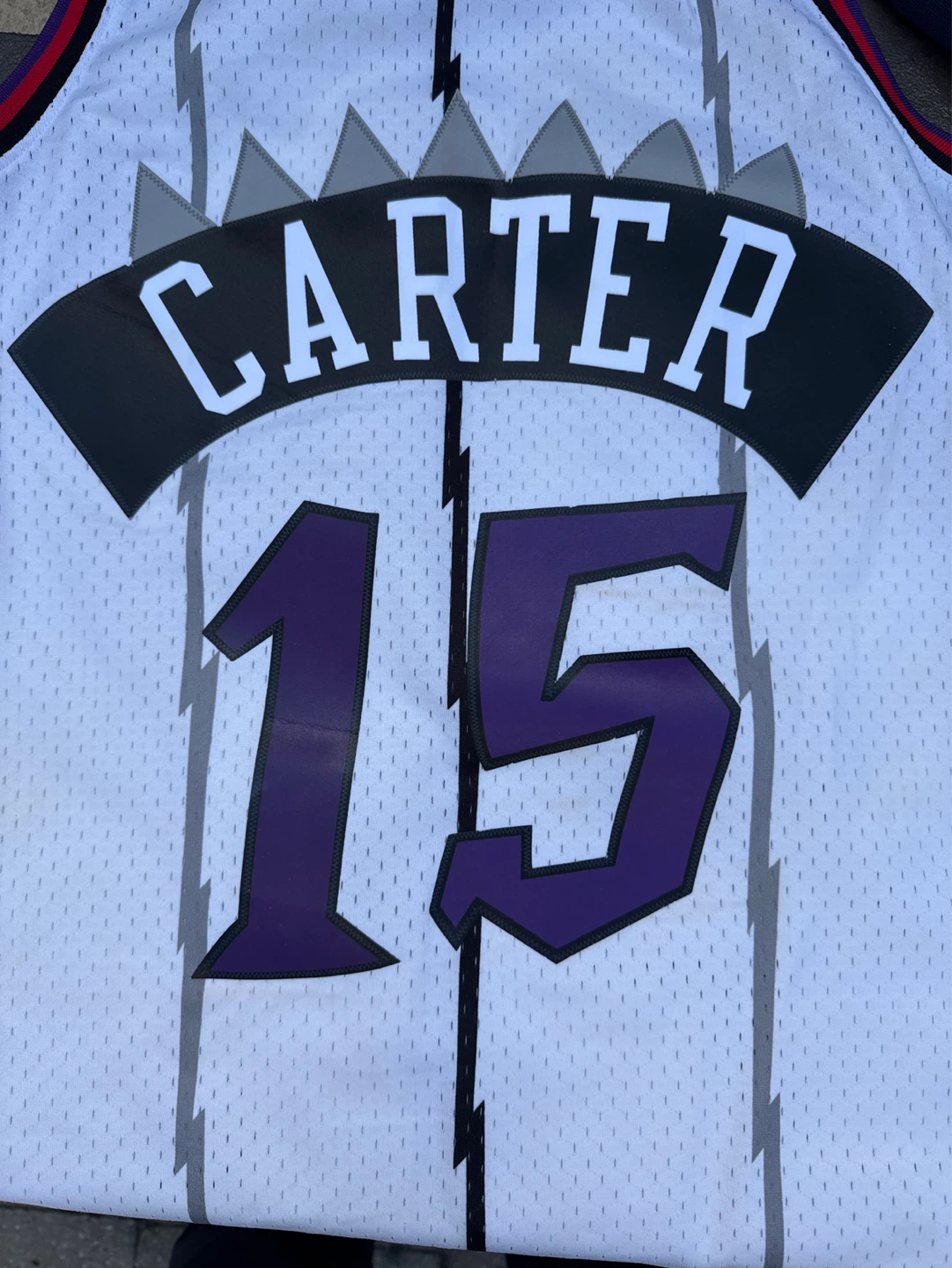 Toronto Raptors Vince Carter 15 Hardwood Classics Jersey - photo 2