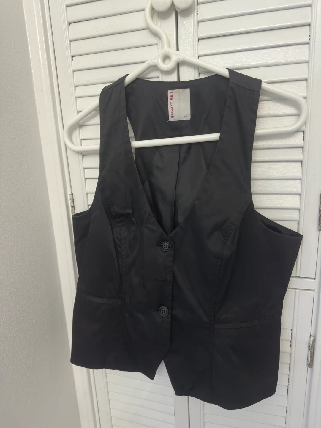 Y2K SMART SET Black Vest G/L - photo 2