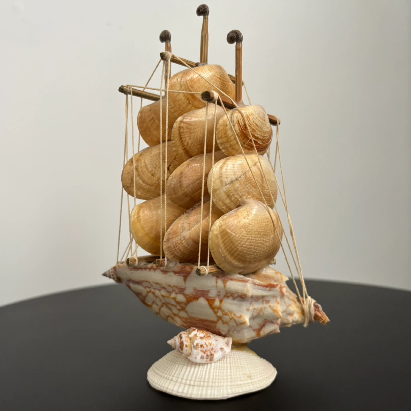 Vintage Seashell Boat