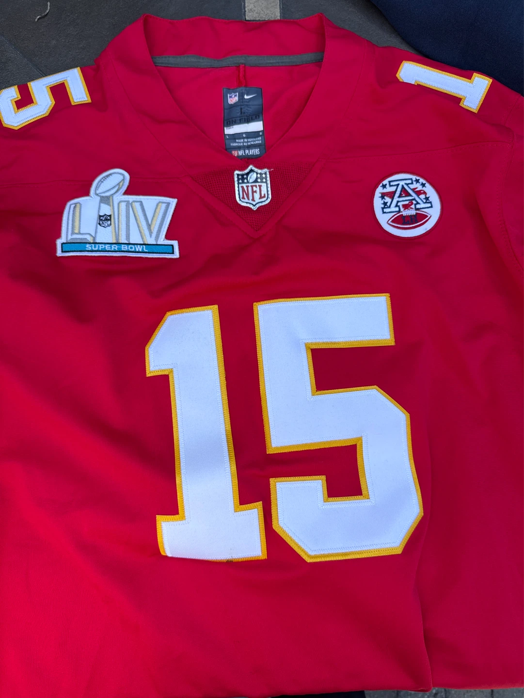 Patrick Mahomes 15 Kansas City Chiefs NFL Jersey