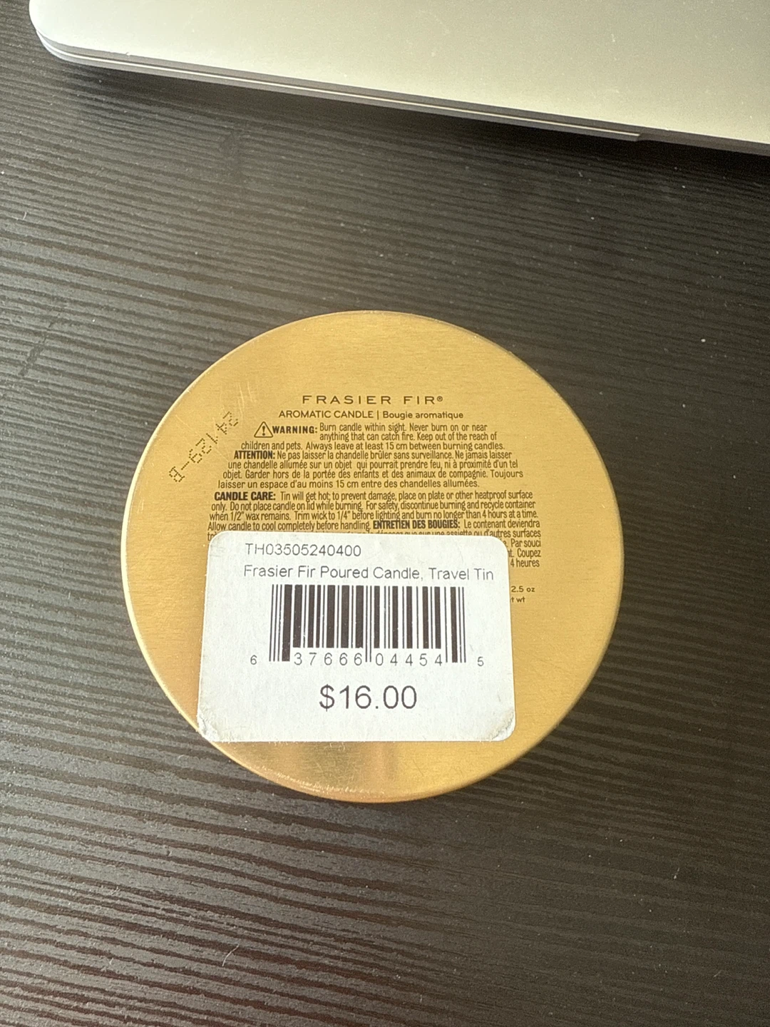 Thymes Frasier Fir Aromatic Candle - photo 2