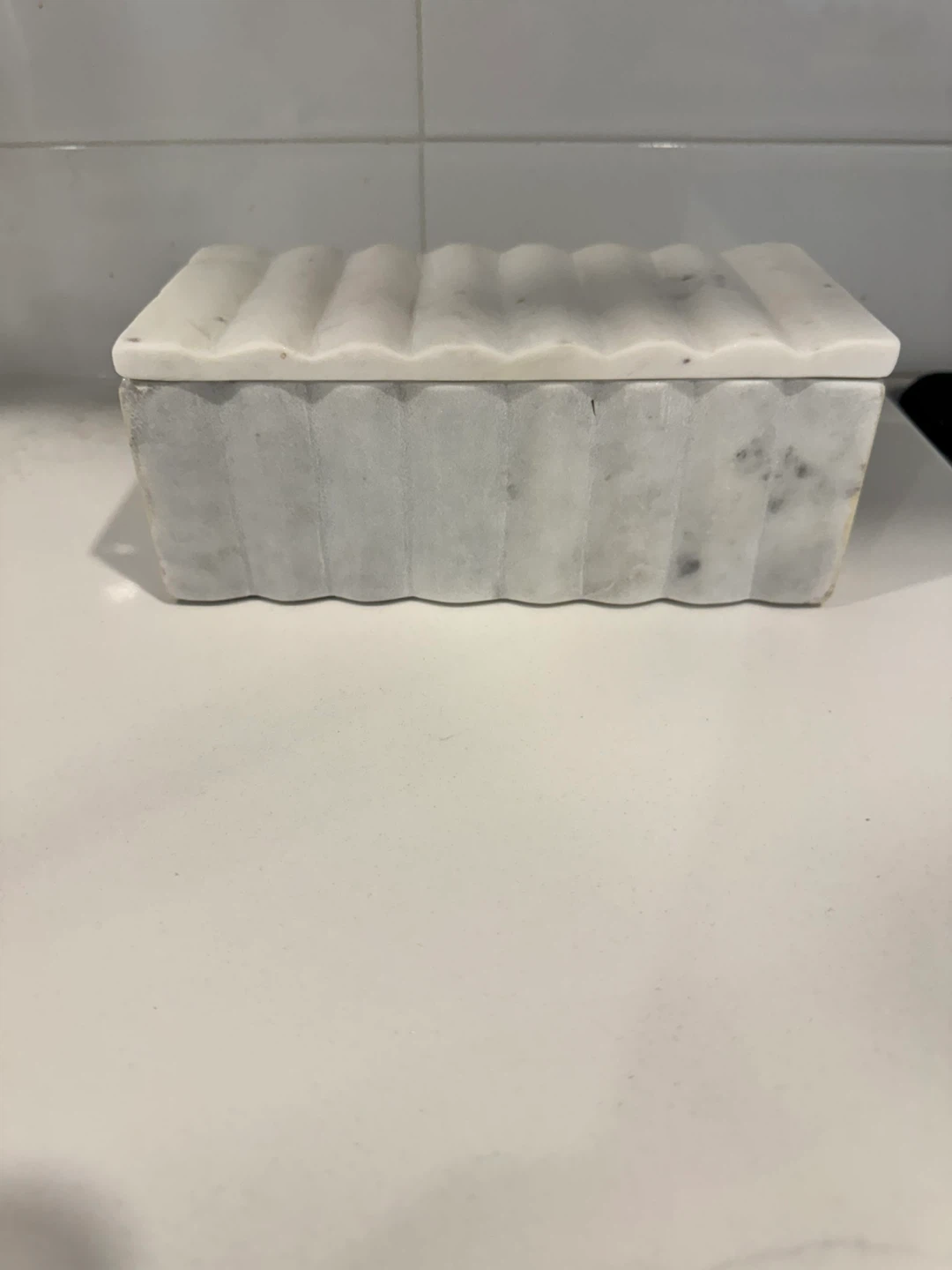 West Elm Marble Box