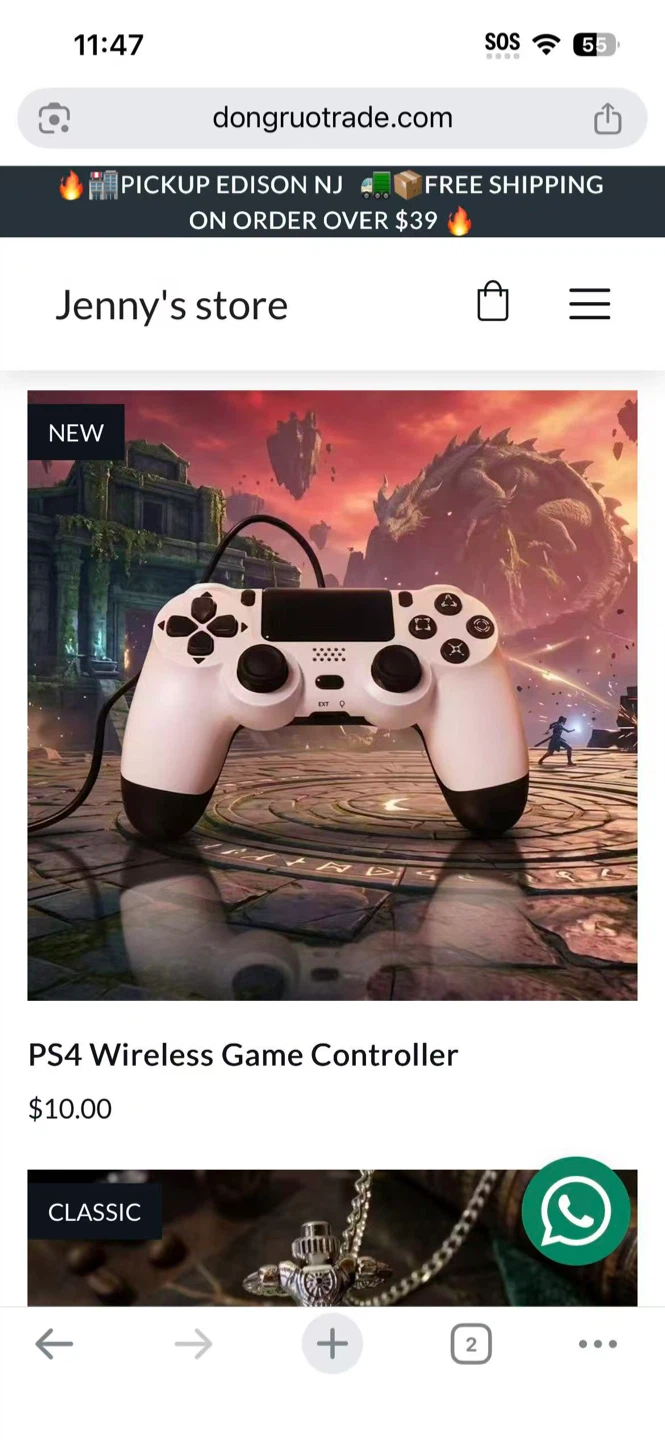 PS4 Wireless Game Controller