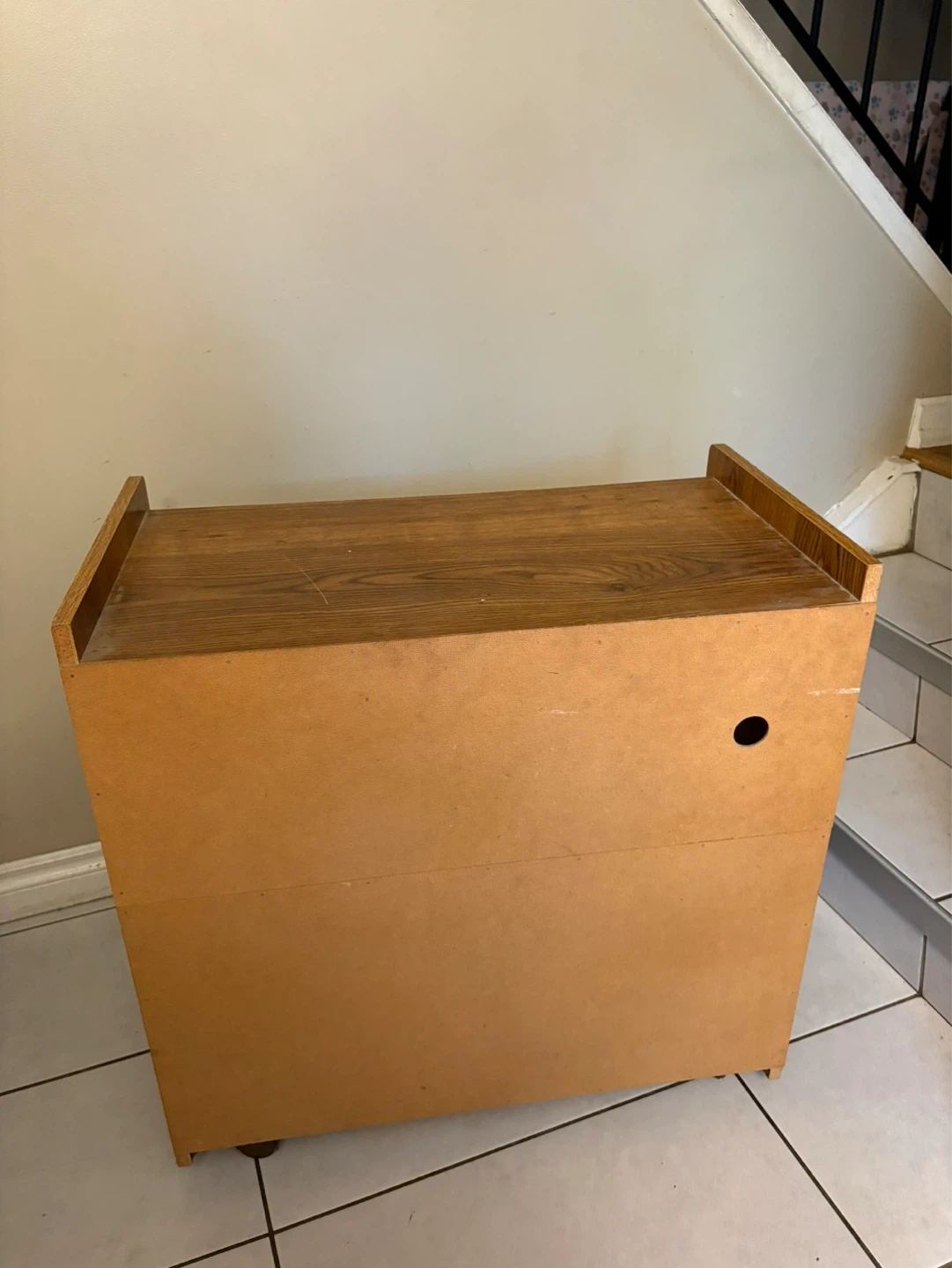 Wooden Media Console / Storage Cabinet - photo 3